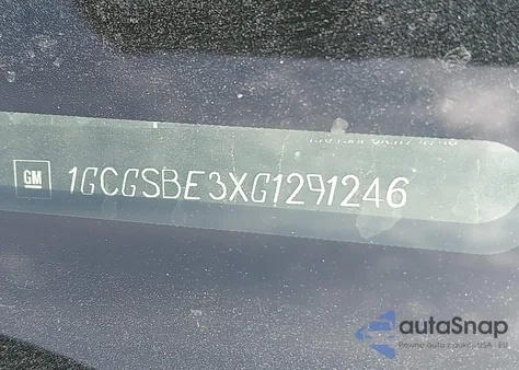 2016 Chevrolet Colorado Wt z USA, uszkodzony, nr VIN 1GCGSBE3XG1291246